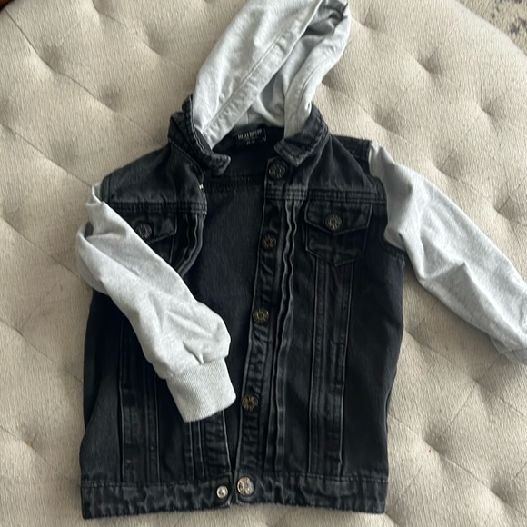 Little Bipsy Other - Little Bipsy Black Denim Jacket 2T-3T